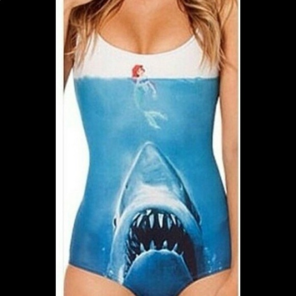 Other - Shark one piece bathing suit